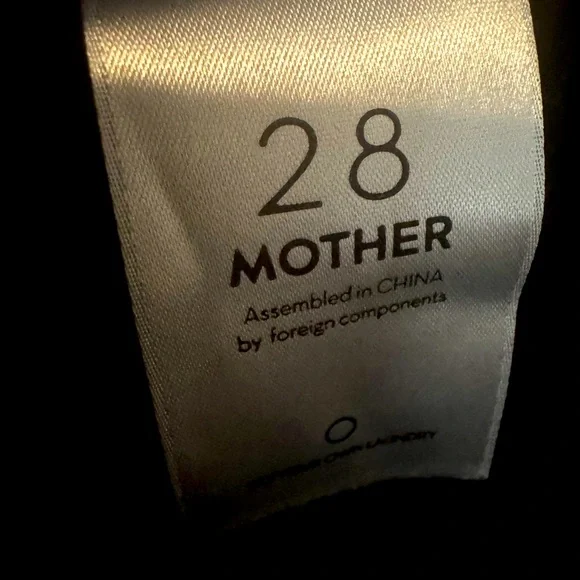 MOTHER Classic Black Denim - Picture 3 of 6